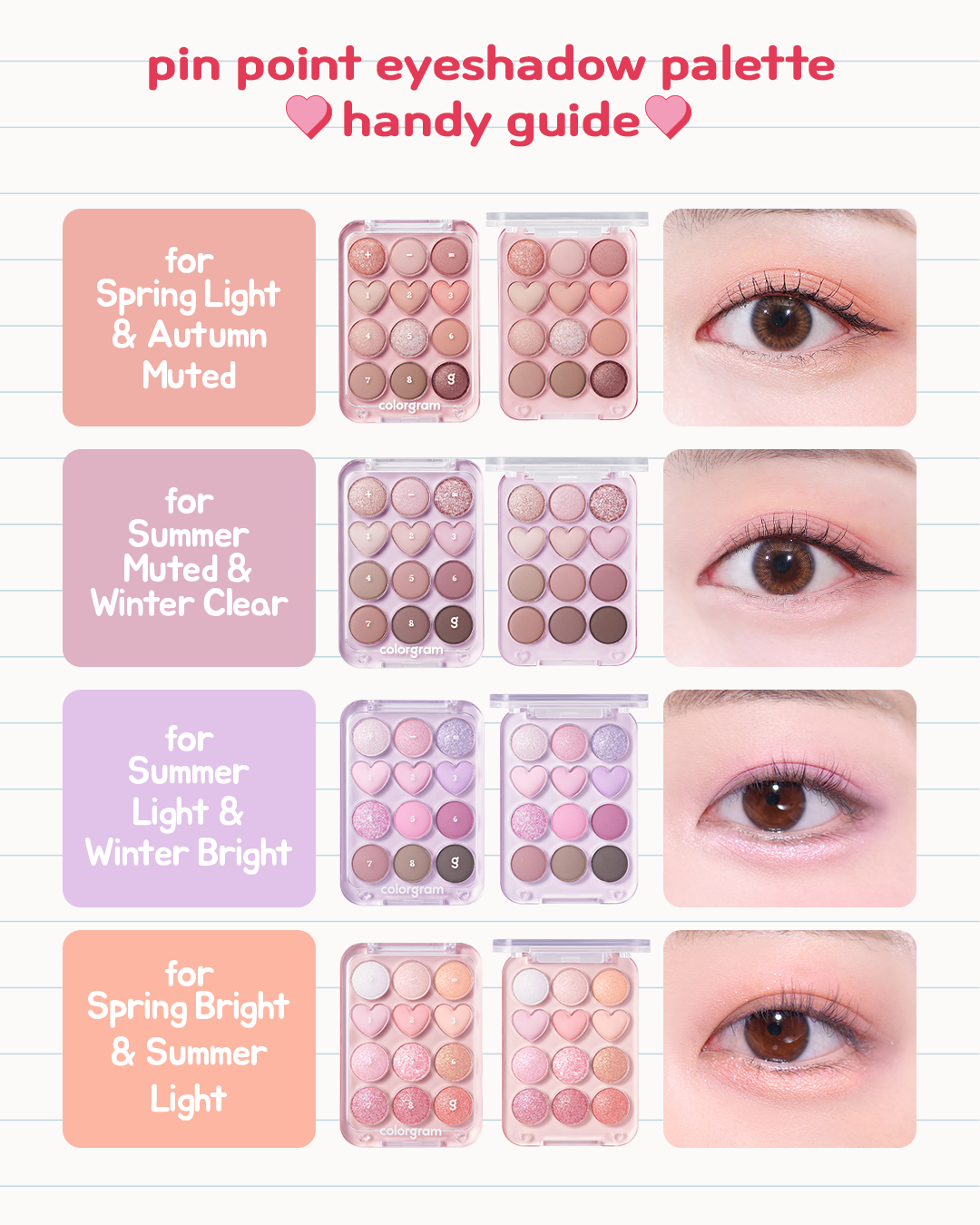 [colorgram] Pin Point Eyeshadow Palette