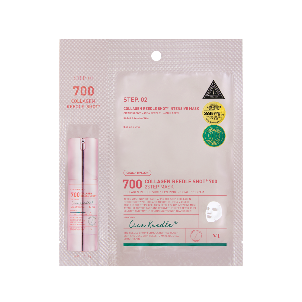 [VT Cosmetics] Collagen Reedle Shot 700 2Step Mask