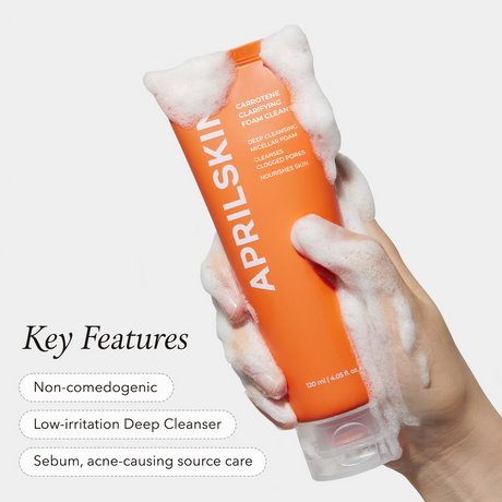 [APRILSKIN] Carrotene Clarifying Foam Cleanser