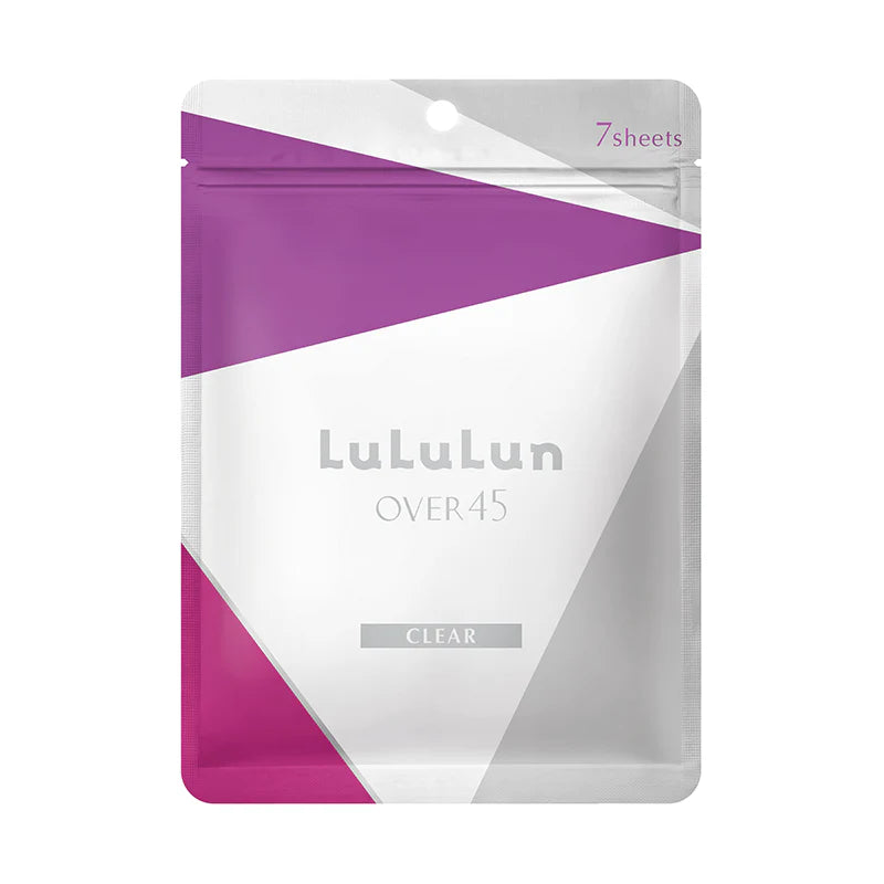 [LuLuLun] Over 45 CLEAR Sheet Mask (7 Stück)