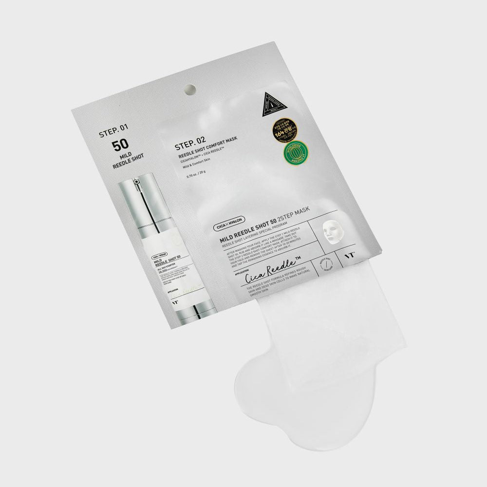 [VT Cosmetics] Mild Reedle Shot 50 2Step Mask