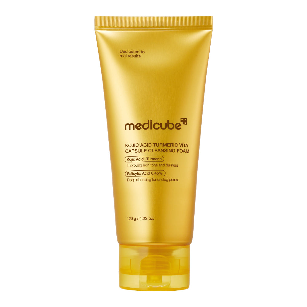 [medicube] Kojic Acid Turmeric Vita Capsule Cleansing Foam